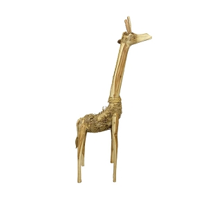 Girafe Teck 48 X 33 Ht 117cm