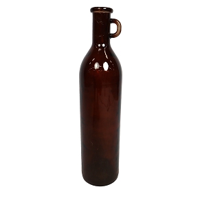 Bouteille Verre Marron Ø18 Ht 75cm