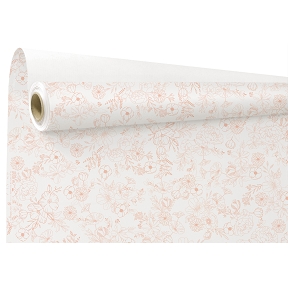 Bobine Kraft Imprime Blooming Rose 0.79 X 40m