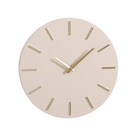 Horloge Rose Pale Ø35.5cm