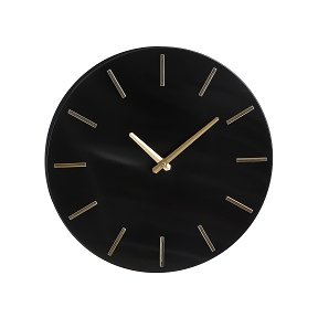 Horloge Noire Ø35.5cm