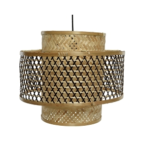 Lampe A Suspendre Bambou Ø50 Ht 30cm