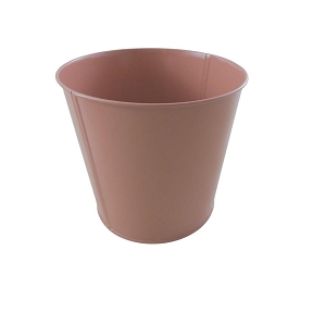 Pot Zinc Vieux Rose Ø17 Ht 15cm