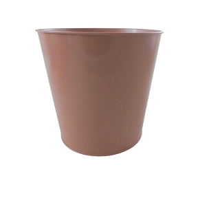 Pot Zinc Vieux Rose Ø22.5 Ht 21cm