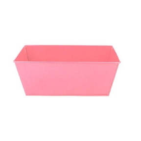 Coupe métal rose 20 x 10.5 ht 8cm