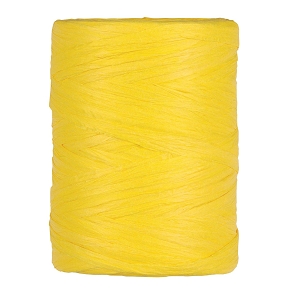 Bobine Raphia Jaune 5mm X 100m