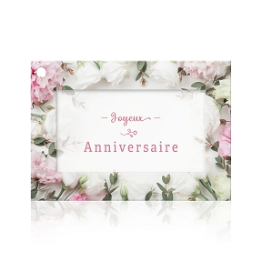 Cartes jeso fleur de fleur "joyeux anniversaire"