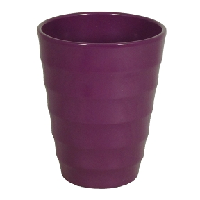 Cache-pot orchidée ribbel violet ø14 ht 17cm