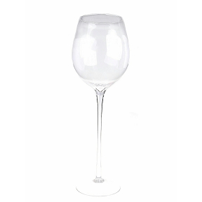 Coupe verre brisbane sur pied ø23 ht 70cm