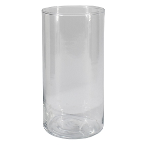 Vase verre cylindre ø8.5 ht 20cm