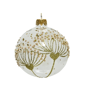 boule verre décorée Ø8cm