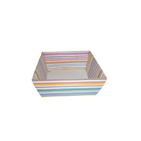 coupe carton multicolore 170 x 170 ht 80mm