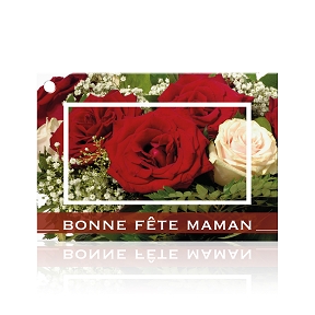 Cartes jeso brillant "bonne fête maman"