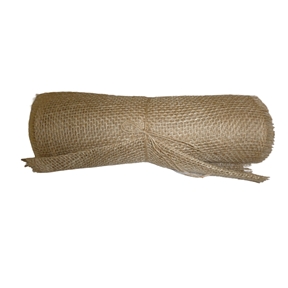 Chemin de table jute naturel maille large 28cm x 5m