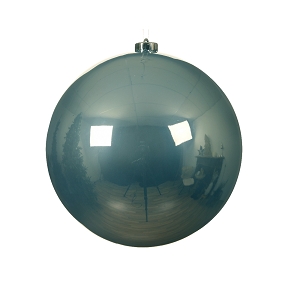 Boules noël plastique bleue ø 140 mm