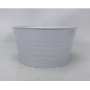 Coupe métal blanche ø16 cm