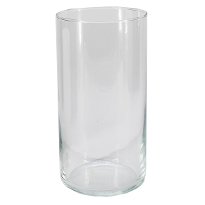 Vase verre cylindre ø15 ht 30cm