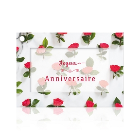 Cartes jeso fleur de fleur "joyeux anniversaire"