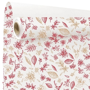 bobine kraft imprime aquaresistant variety rouge 0.79 x 25m