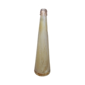 Bouteille en verre dorée