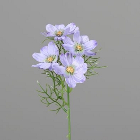 Cosmos 4 fleurs lavande 40cm