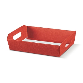 Coupe carton rouge 310 x 220 ht 90mm