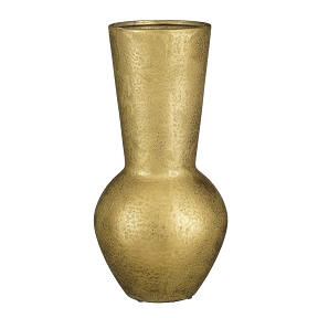 Vase céramique Lora or ø23 ht 45cm