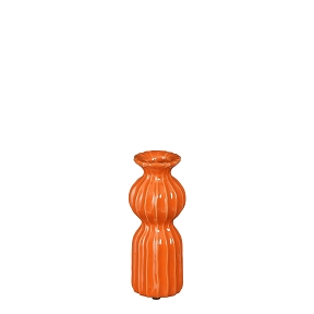 Vase céramique Felipe orange ø8 ht 20cm