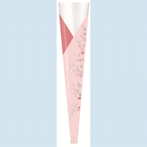 Etui à rose Elis rose 55 x 13.5 x 3 (x50)