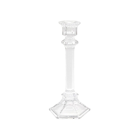 Chandelier verre transparent ht 24.5cm