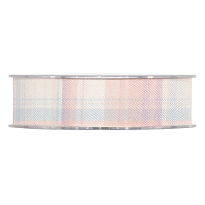 Ruban tissu rose pastel 25mm x 15m