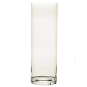 Vase verre cylindre ø10 ht 20cm