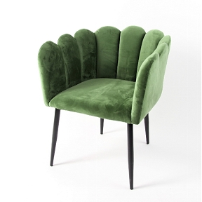 Fauteuil "Marlene" vert