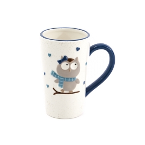 Mug Hibou Ø9 Ht 14.5cm