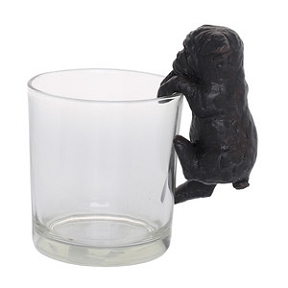 Chien Marque Verre 9cm