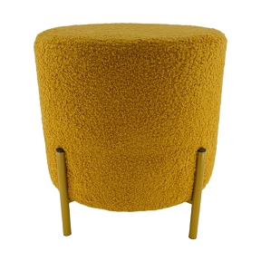 Tabouret Rond Jaune Ø37 Ht 38cm