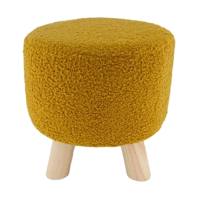 Tabouret Rond Jaune Ø28 Ht 28cm