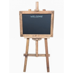 Tableau ardoise sur pied 62 x 8 x 138cm