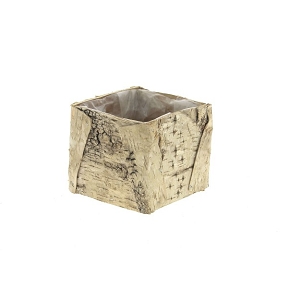 Cache-pot écorce 12.5 x 12.5 ht 10cm