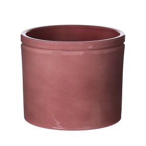 Cache-pot lucca bordeaux ø19.5 ht 17.5cm