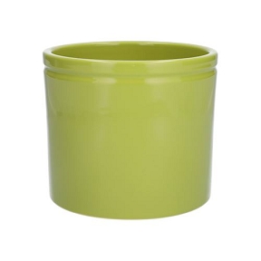 Cache-pot lucca vert pomme ø14 ht 12.5cm