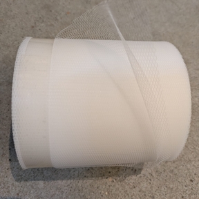 Tulle uni blanc 8 cm x 40 m