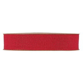 RUBAN COTON ROUGE 20 MM X 10 M
