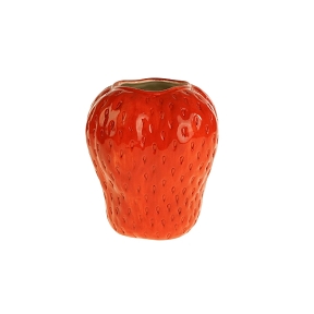 Vase céramique fraise ø 16 x ht 18 cm