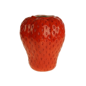 Vase céramique fraise ø 22 x ht 27 cm