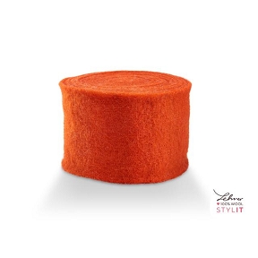 Rouleau laine orange 15cm x 5m