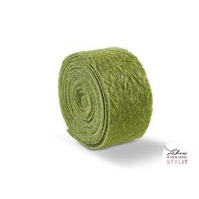 ROULEAU LAINE COMPRESSEE VERT 7.5CM X 5M