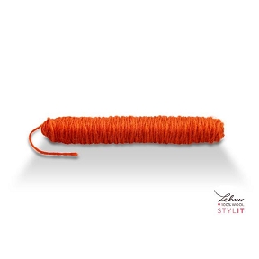 Cordelette laine orange ø5mm x 55m