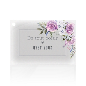 Cartes jeso "de tout coeur avec vous"