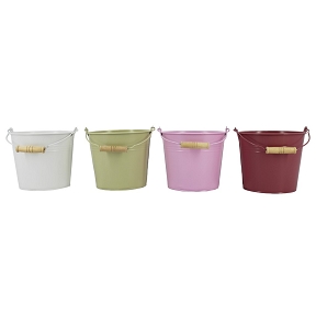 1 Seau zinc badia couleur ø14.5 ht 12.5cm